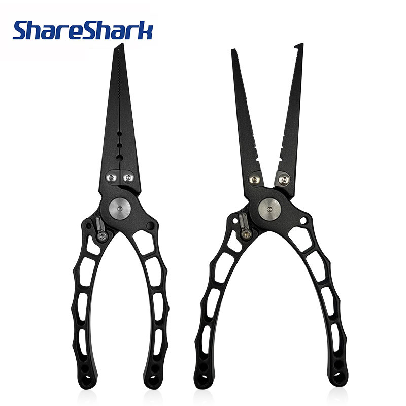 Fishing Line Cutter - Wielofunkcyjne szczypce wędkarskie ShareShark ze stali