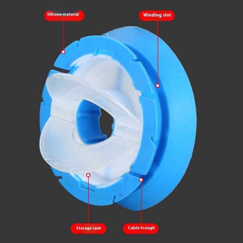 10 szt. silikonowych uchwytów  – Fishing Line Spool recenzja i cena